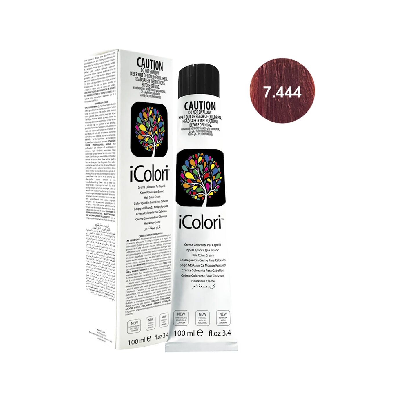 16801-7.444||ICOLORI COLOR 100 ML NUANCE 7.444