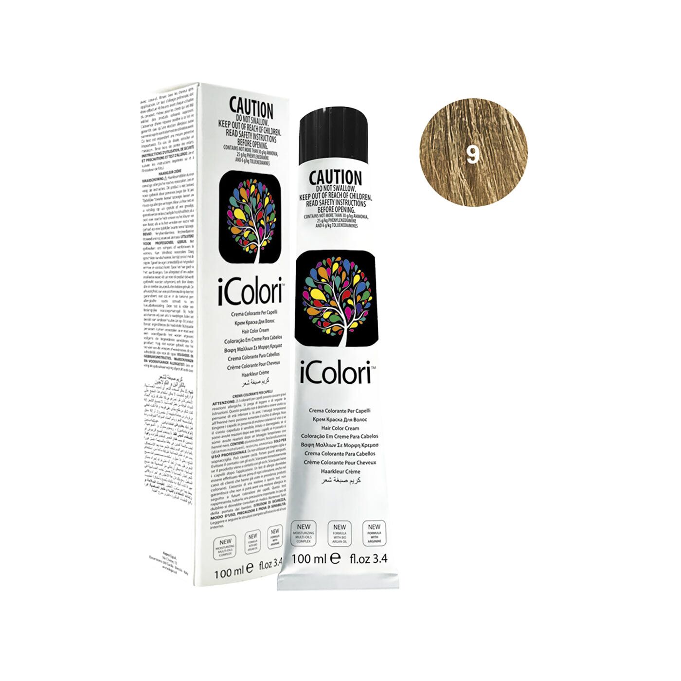 16801-9||ICOLORI COLOR 100 ML NUANCE 9