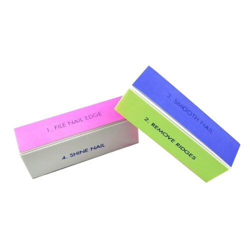 Nail buffer block