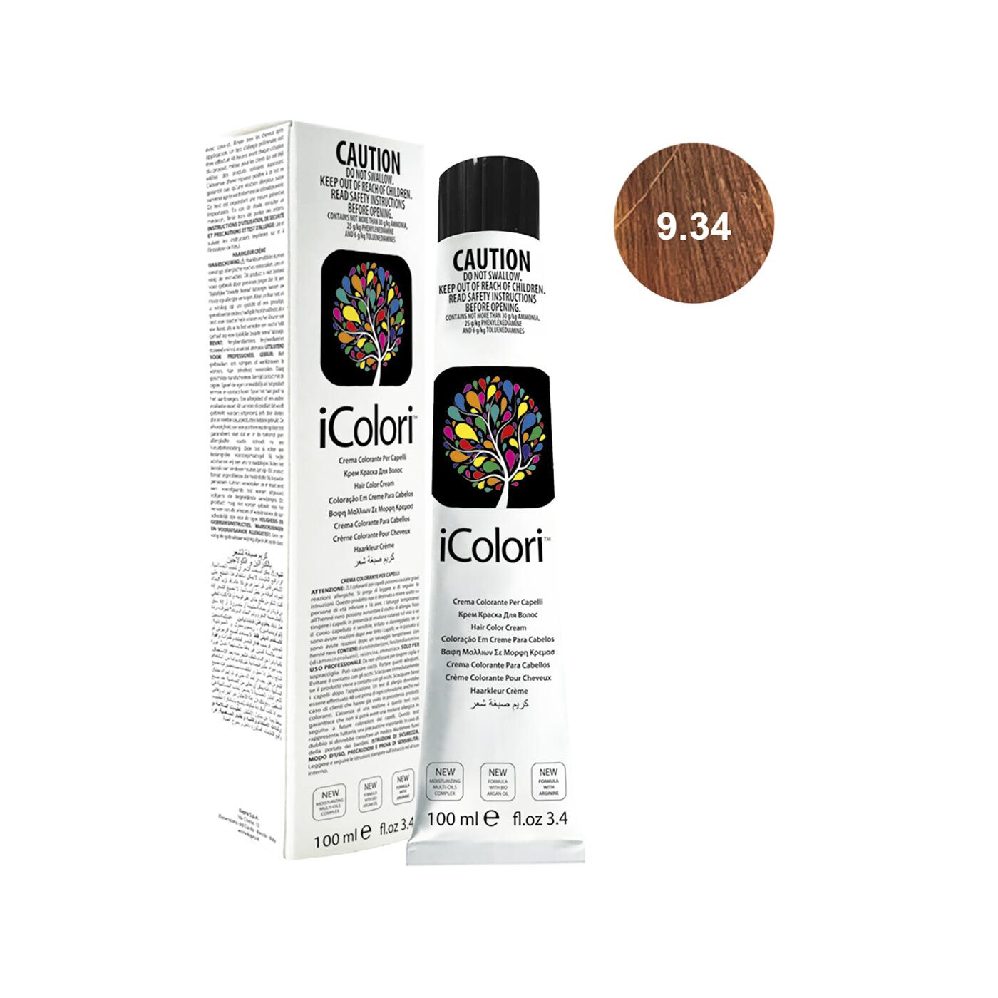16801-9.34||ICOLORI COLOR 100 ML NUANCE 9.34