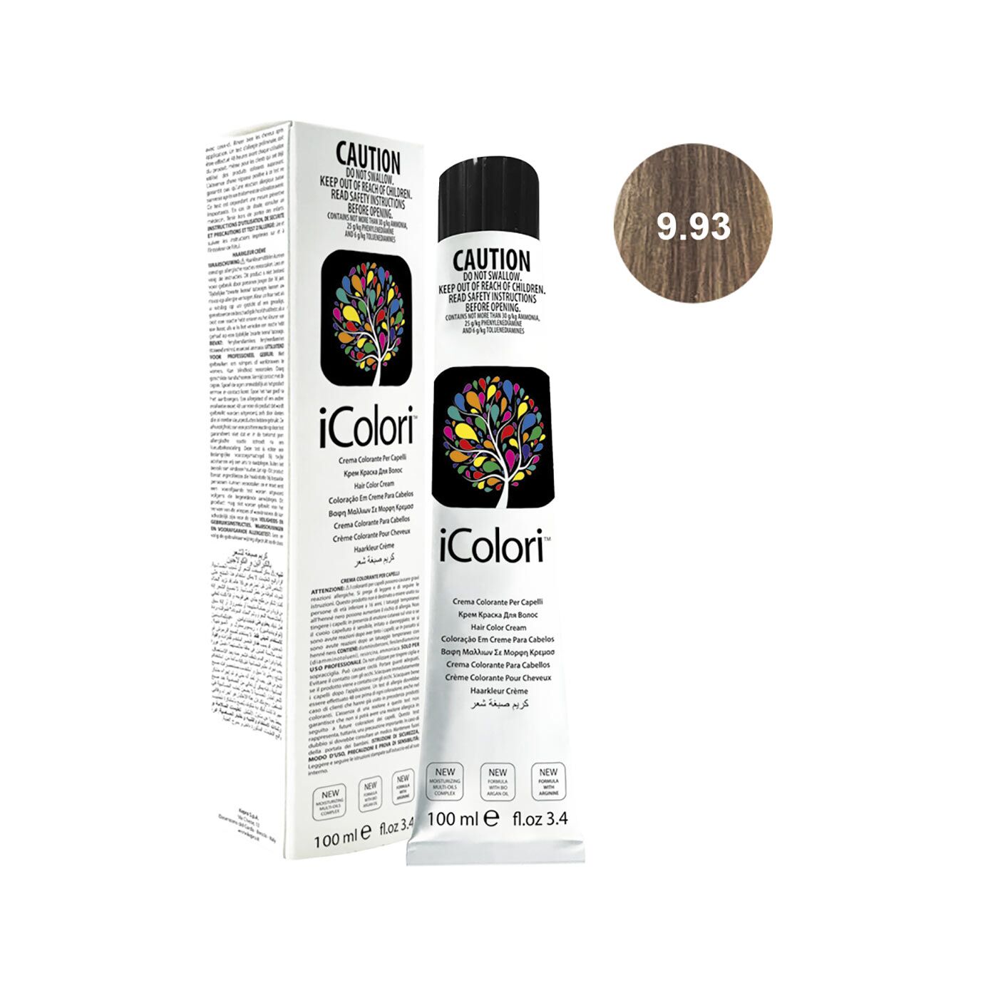16801-9.93||ICOLORI COLOR 100 ML NUANCE 9.93