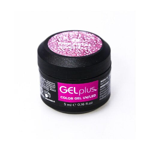Gel polish uvgel 15 pink metal