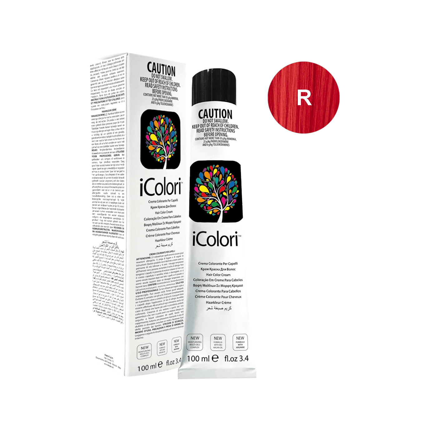 16801-R||16801 - R (2)||ICOLORI COLOR 100 ML NUANCE RED||16801-R