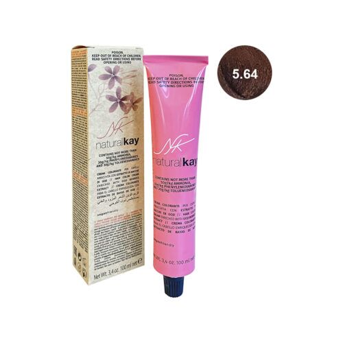 Natural kay castano chiaro rosso rame 5.64