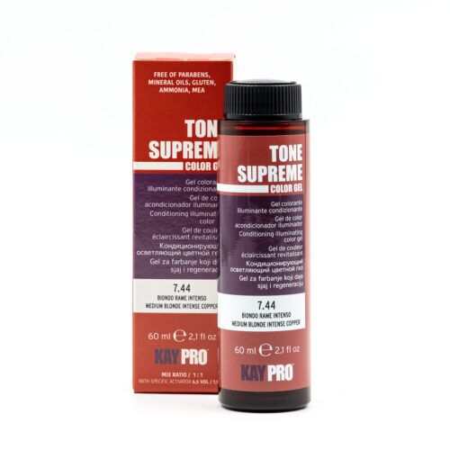 Tone supreme biondo rame intenso 7.44 60ml
