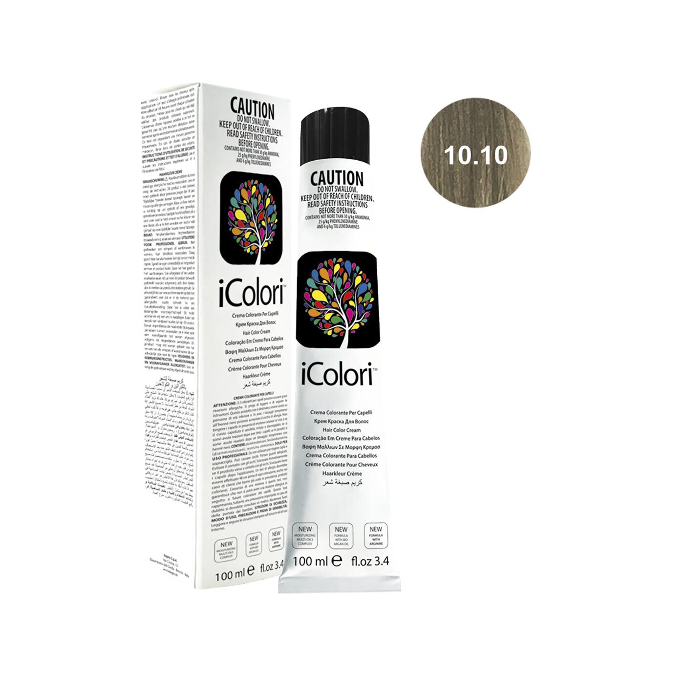 16801-10.10||ICOLORI COLOR CREAM 100ML 10.10