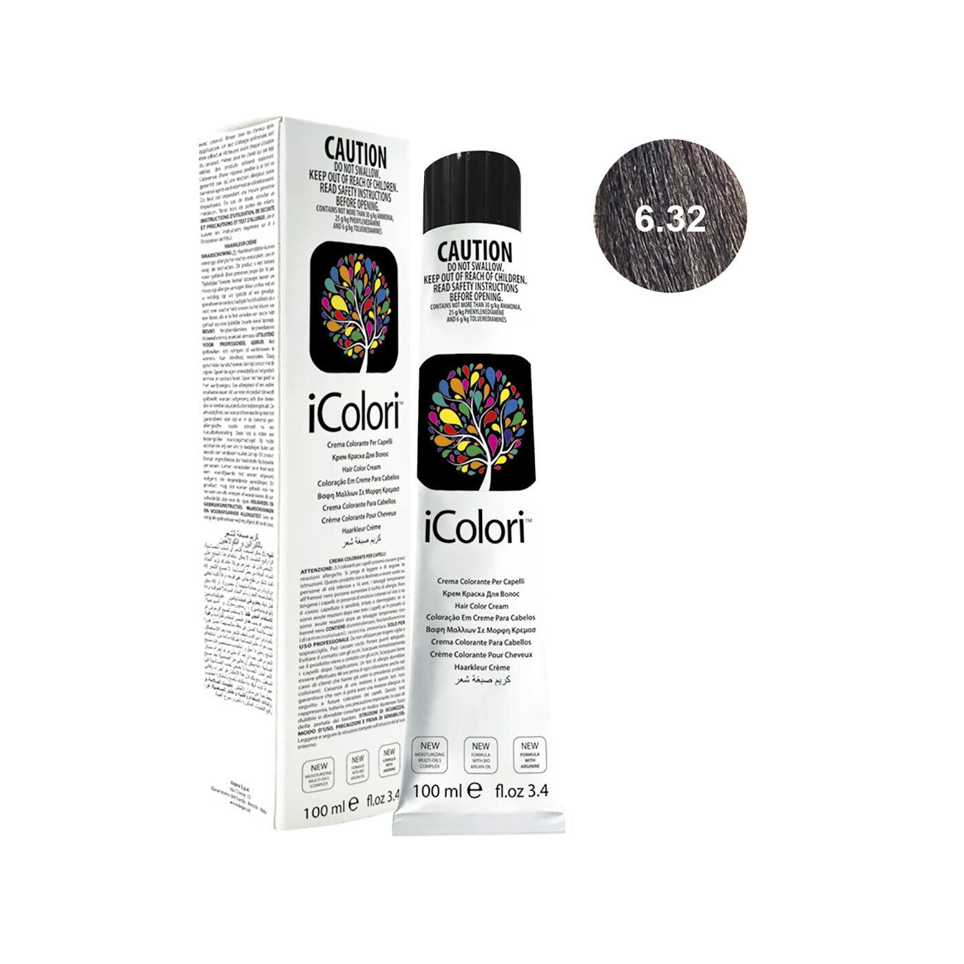 16801-6.32||ICOLORI COLOR 100 ML NUANCE 6.32