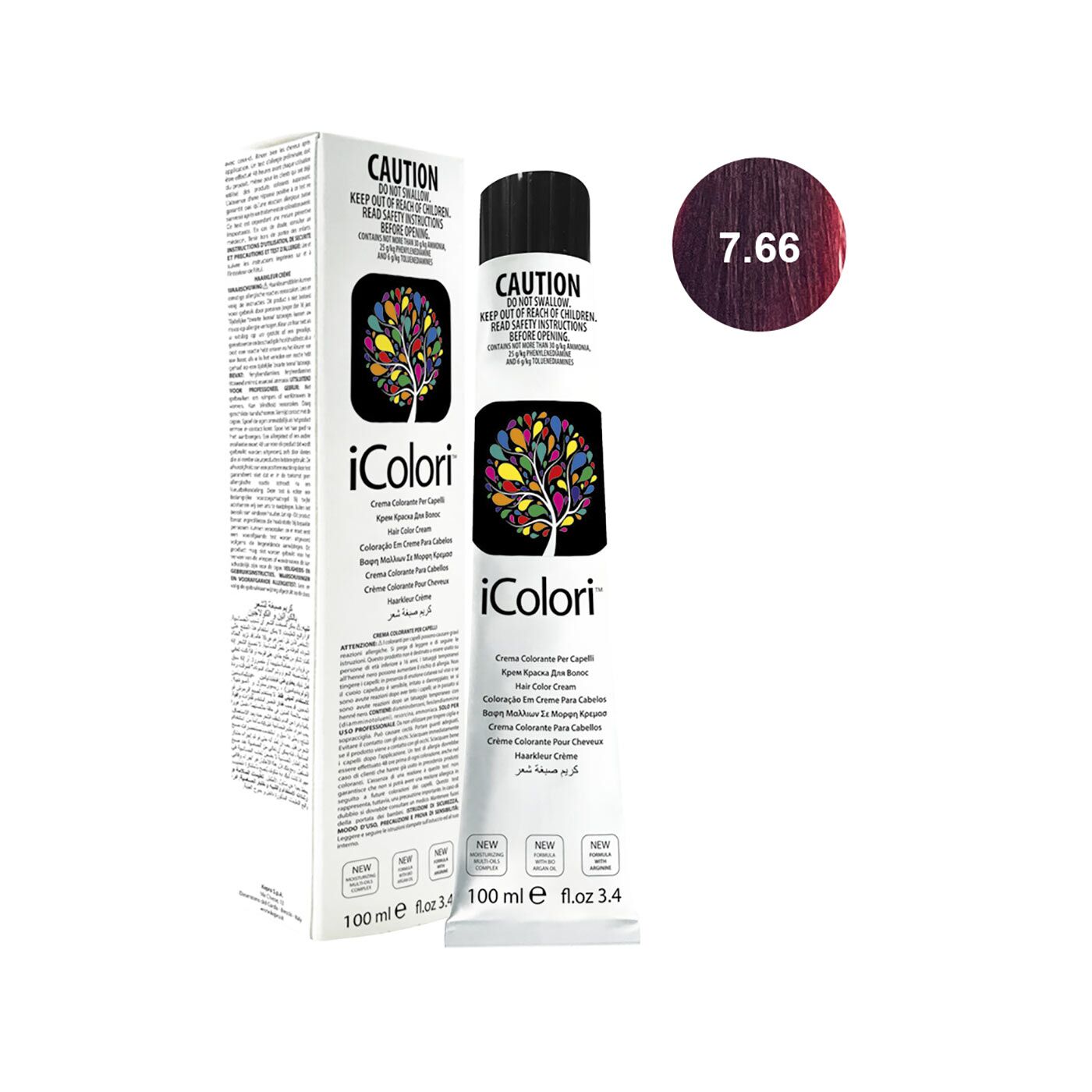 16801-7.66||ICOLORI COLOR 100 ML NUANCE 7.66