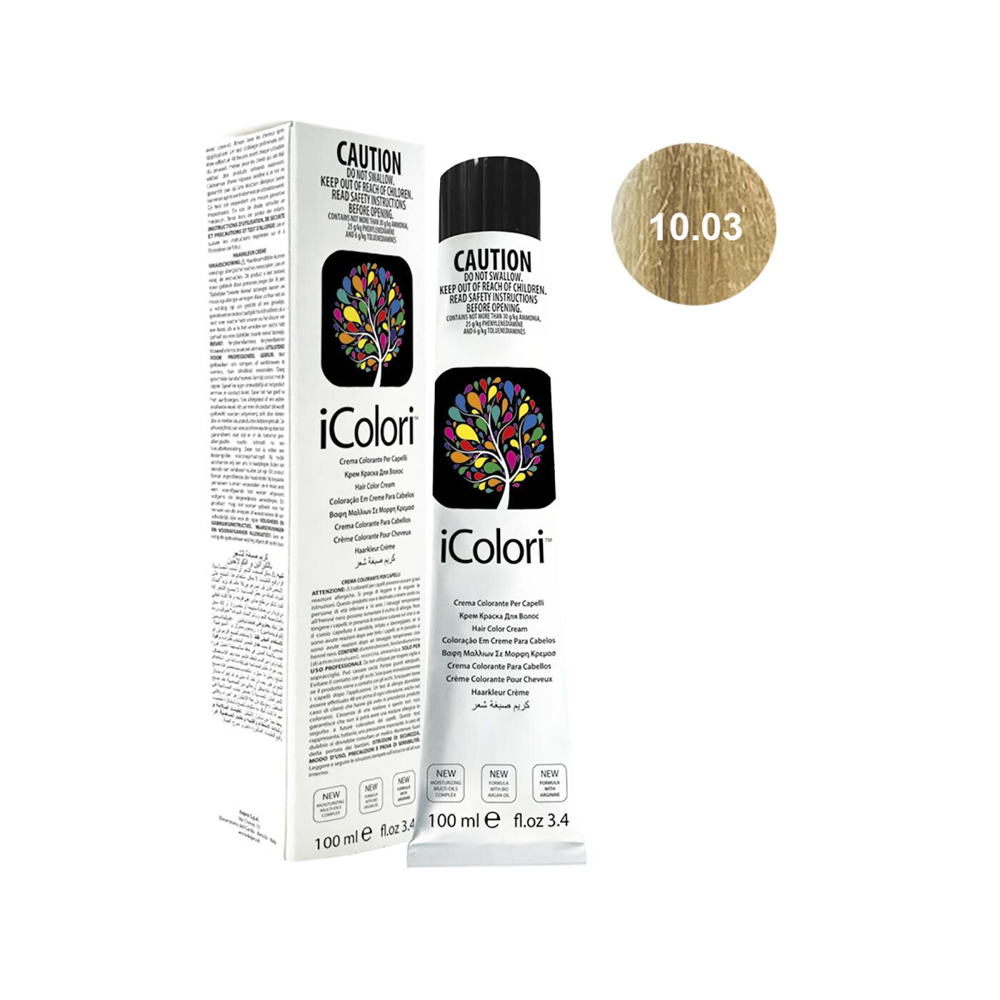 16801-10.03||ICOLORI COLOR 100 ML NUANCE 10.03