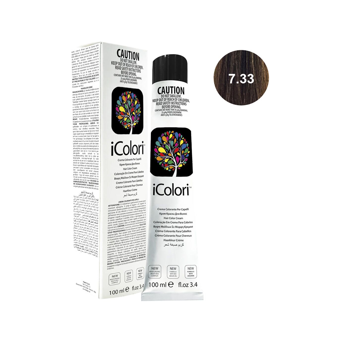 16801-7.33||ICOLORI COLOR 100 ML NUANCE 7.33