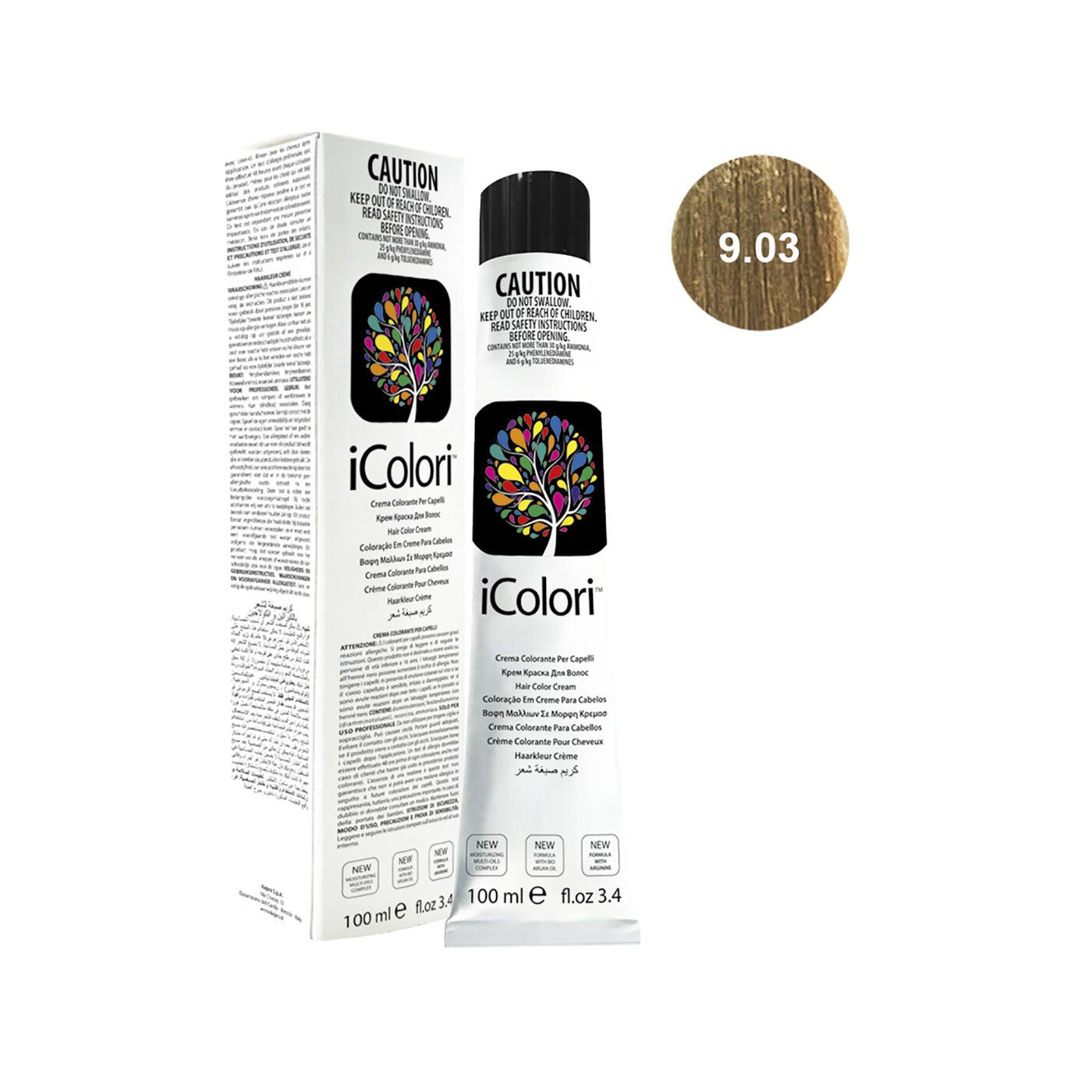 16801-9.03||ICOLORI COLOR 100 ML NUANCE 9.03