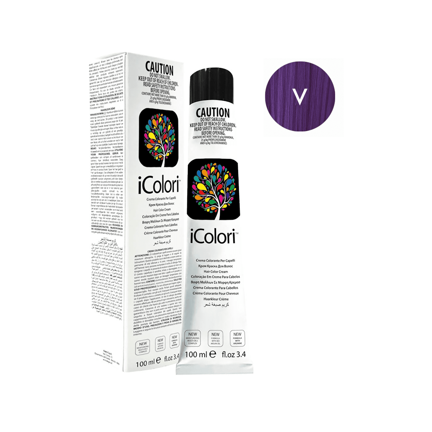 16801-v||viola||ICOLORI COLOR 100 ML NUANCE VIOLET||16801-V