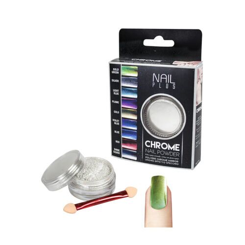 Chrome nail powder 2 g.green