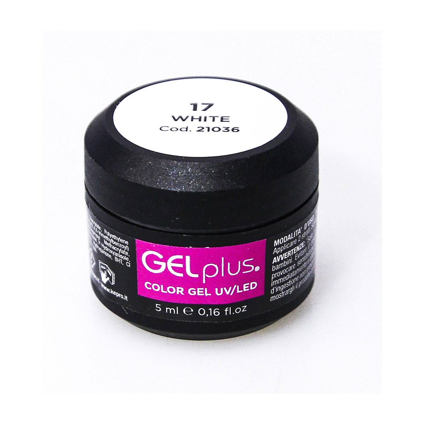 21036||GEL POLISH UVGEL 5ML 17 WHITE