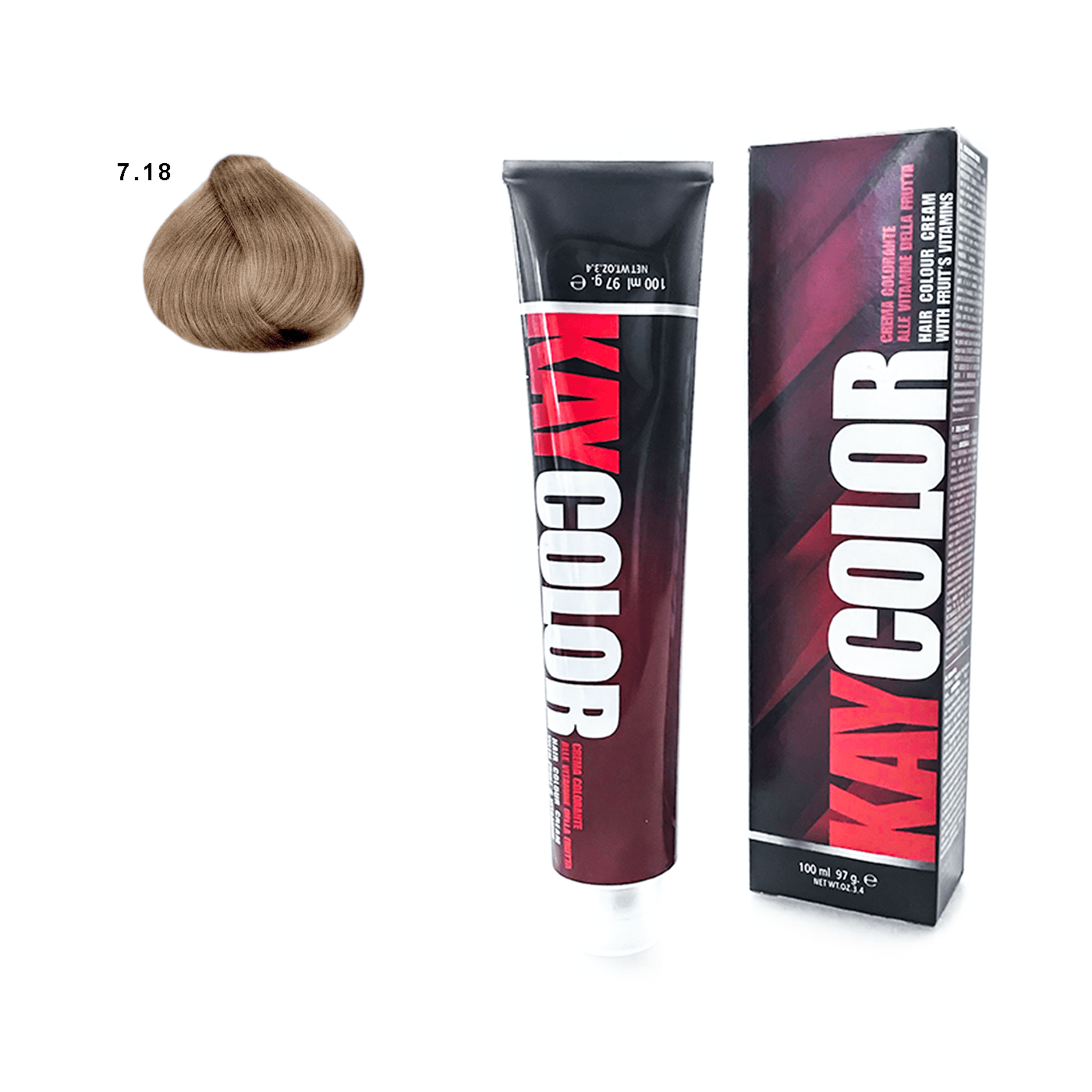 2650 - 7.18||KAYCOLOR COLD CHOCOLATE BLONDE 7.18||2650-7.18