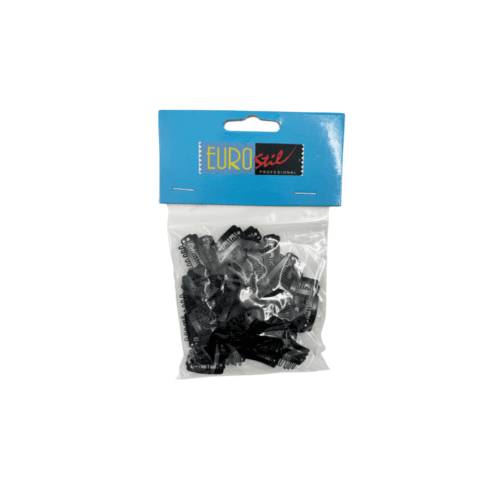 Sacchetto 50 clip 2,3 cm extension nero
