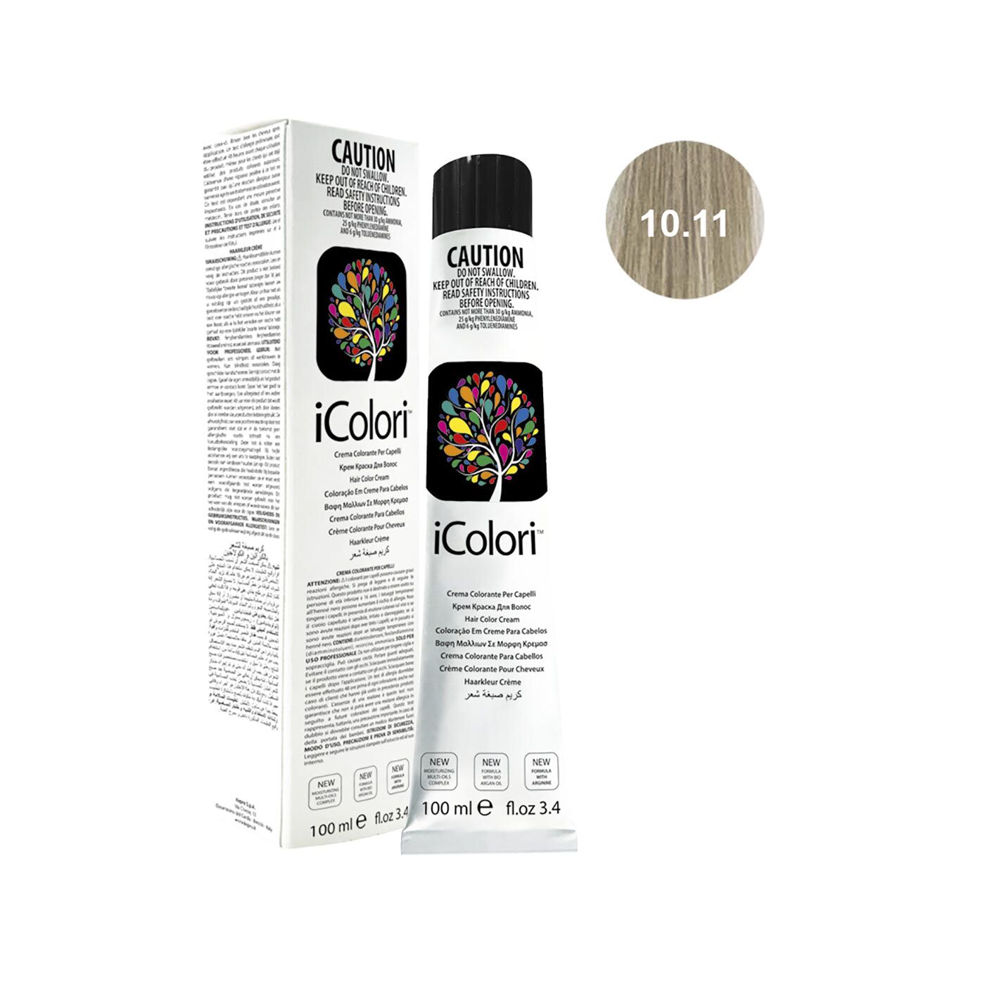 16801-10.11||ICOLORI COLOR CREAM 100 ML 10.11