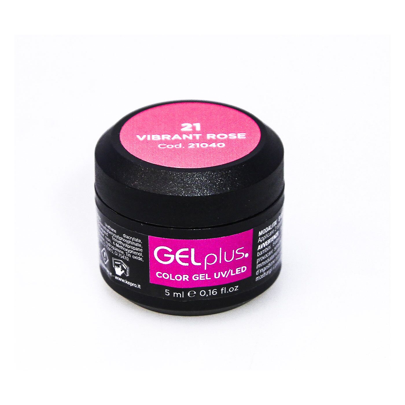 21040||GEL POLISH UVGEL 5ML 21 VIBRANTROSE