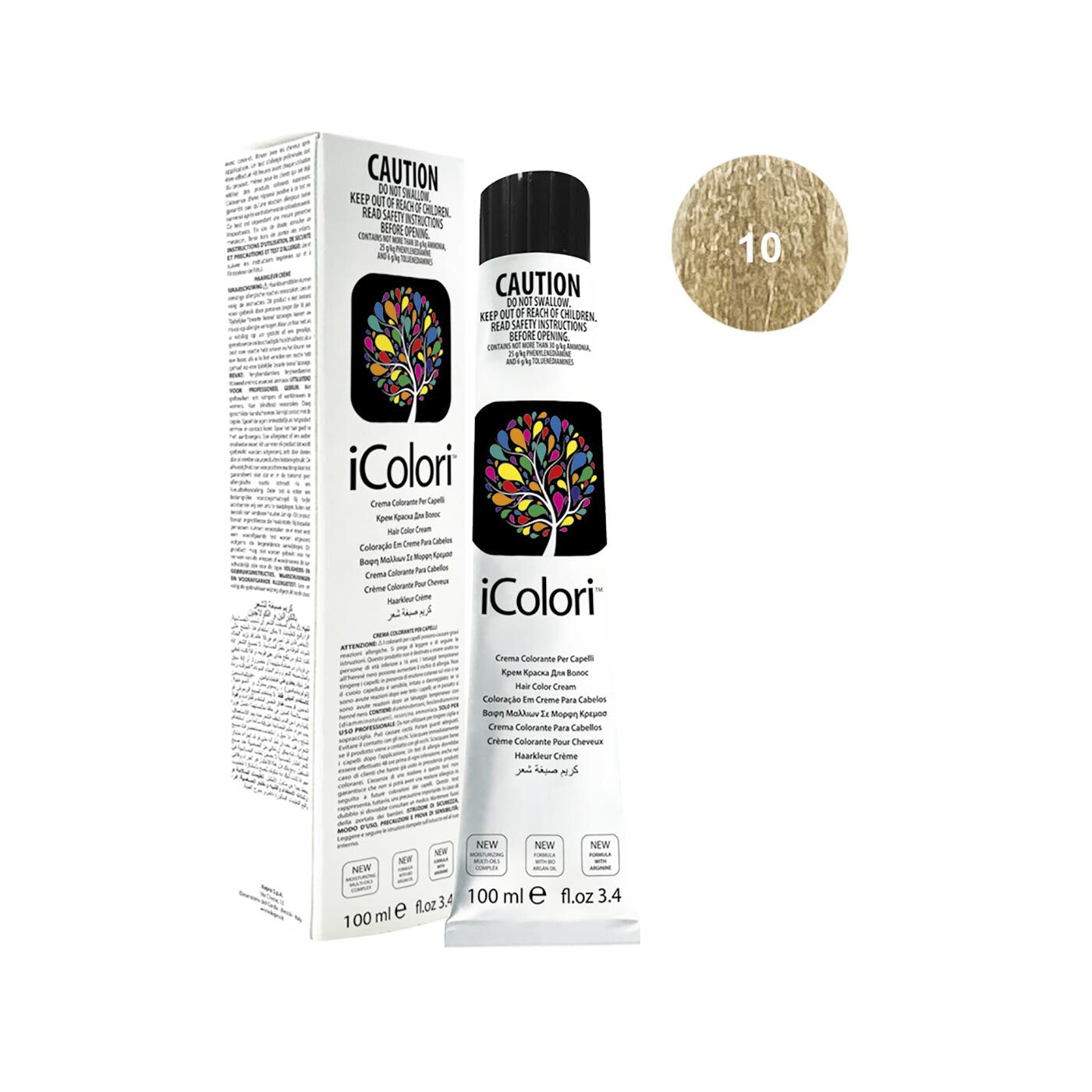 16801-10||ICOLORI COLOR 100 ML NUANCE 10