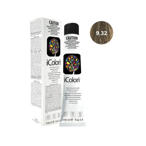 Icolori color biondo chiarissimo beige 9.32
