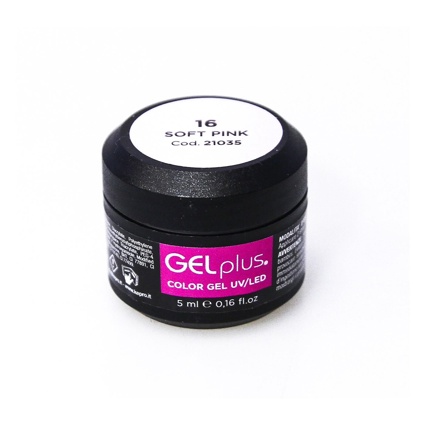 21035||GEL POLISH UVGEL 5ML 16 SOFT PINK