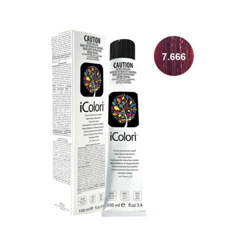Icolori color biondo rosso extra intenso n.7.666