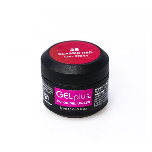 Gel polish uvgel 25 classic red