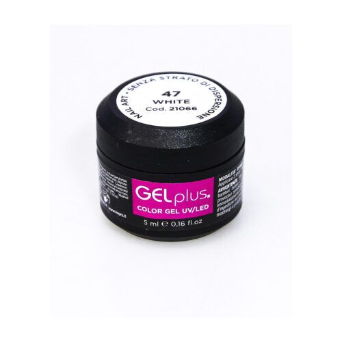 Gel polish nail art s/d47 white