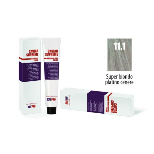 Caviar supreme super biondo platino cenere 11.1