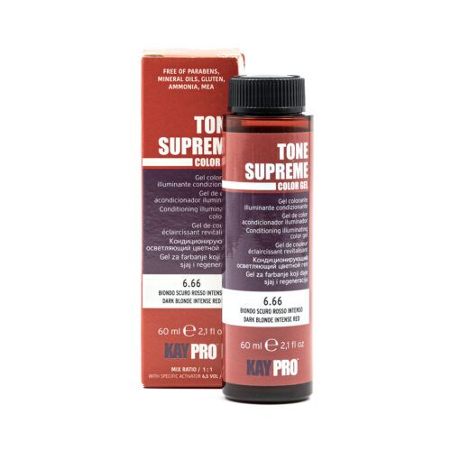 Tone supreme biondo scuro rosso intenso 6.66 60ml