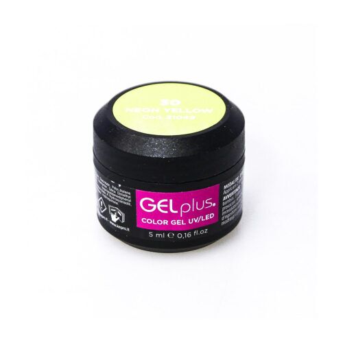 Gel polish uvgel 30 neon yellow