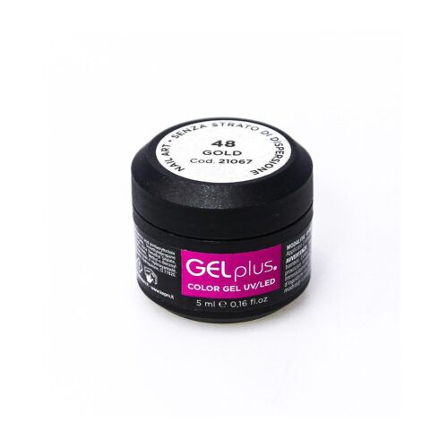 Gel polish nail art s/d48 gold