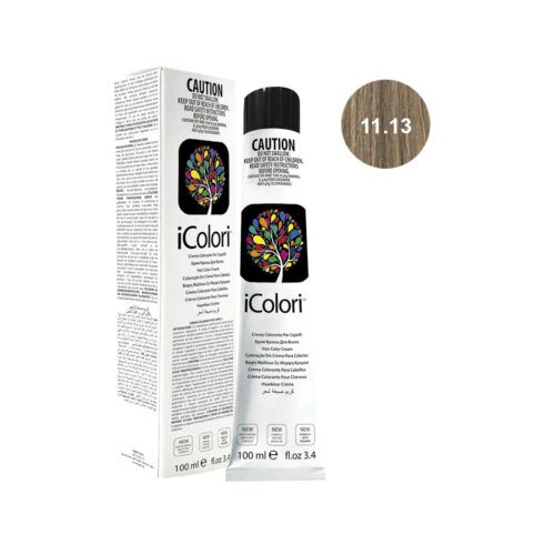 Icolori color biondo beige super platino n.11.13