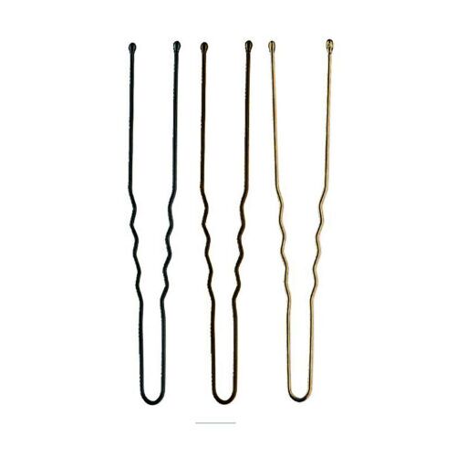 Forcine ondulate 3" brown 100pz