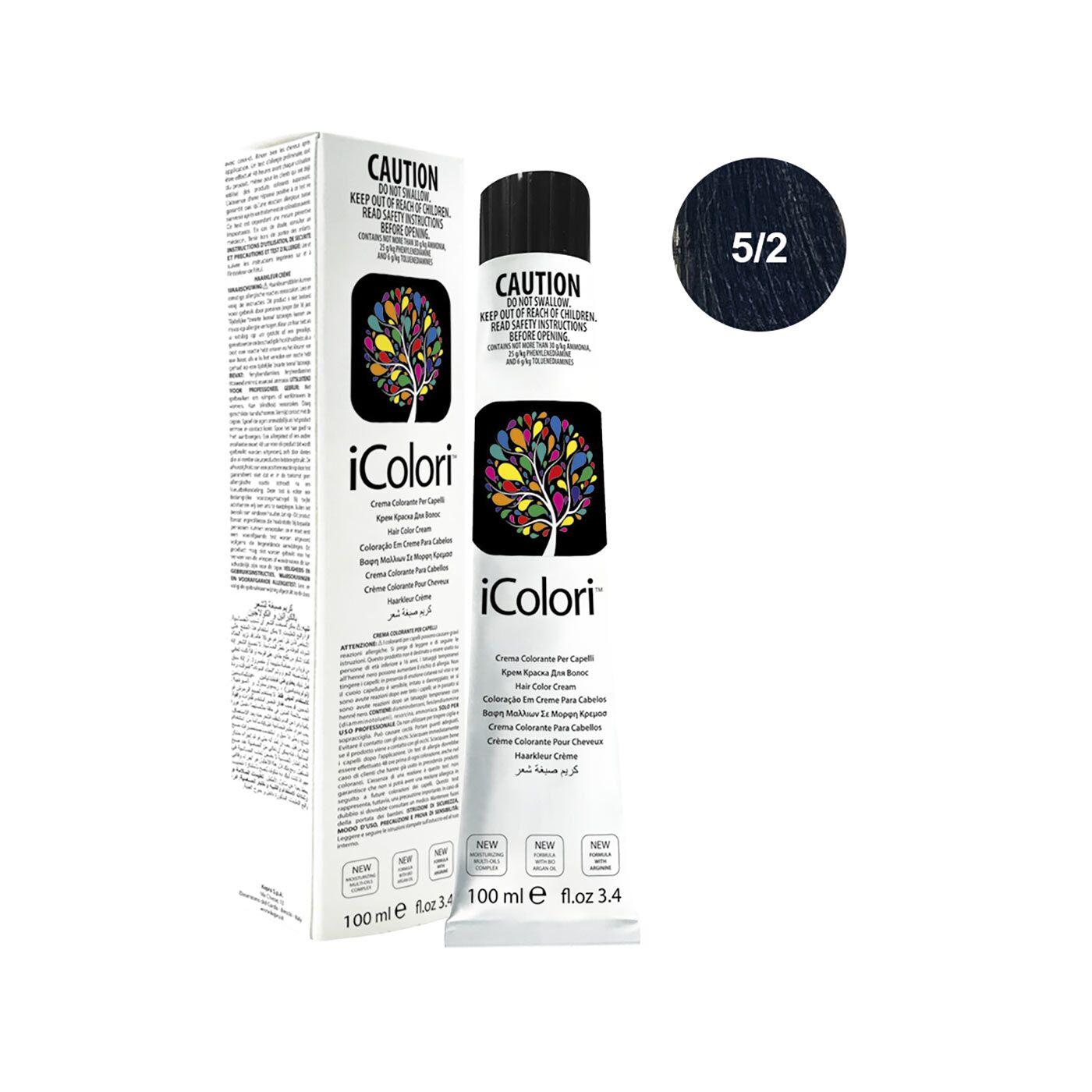 16801-5/2||ICOLORI COLOR 100 ML NUANCE 5/2