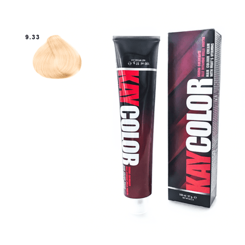 Kay color very light g/blond 9.33