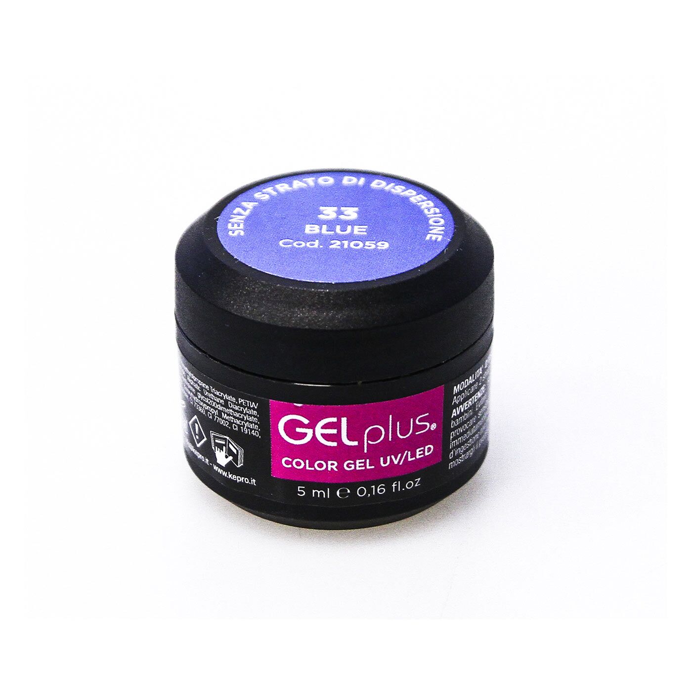 21059||GEL POLISH UVGEL 5ML S/D 33 BLUE