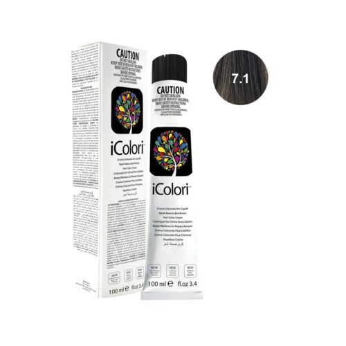 Icolori color biondo cenere n.7.1