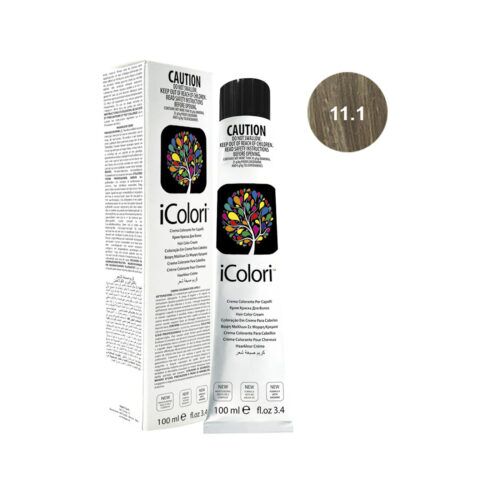 Icolori color biondo cenere super platino n.11.1
